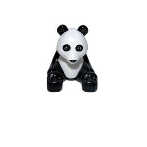 Lego Duplo Adult Panda Bear Chinese Animal Zoo White & Black Teddy Bear